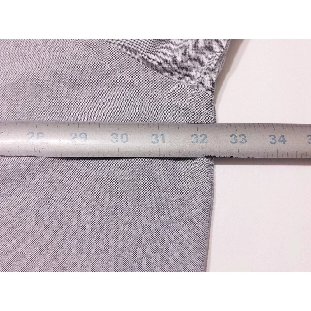 POLO RALPH‎ LAUREN Long Sleeve Button Shirt Solid Gray Blue 4XLT 4XL Tall